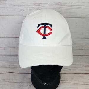 Minnesota Twins Hat Adjustable Strapback White Red Blue DQ 2009 Baseball Cap